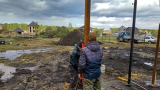 Заказать монтаж винтовых свай в Березники - цена под ключ с доставкой от 1861 шт